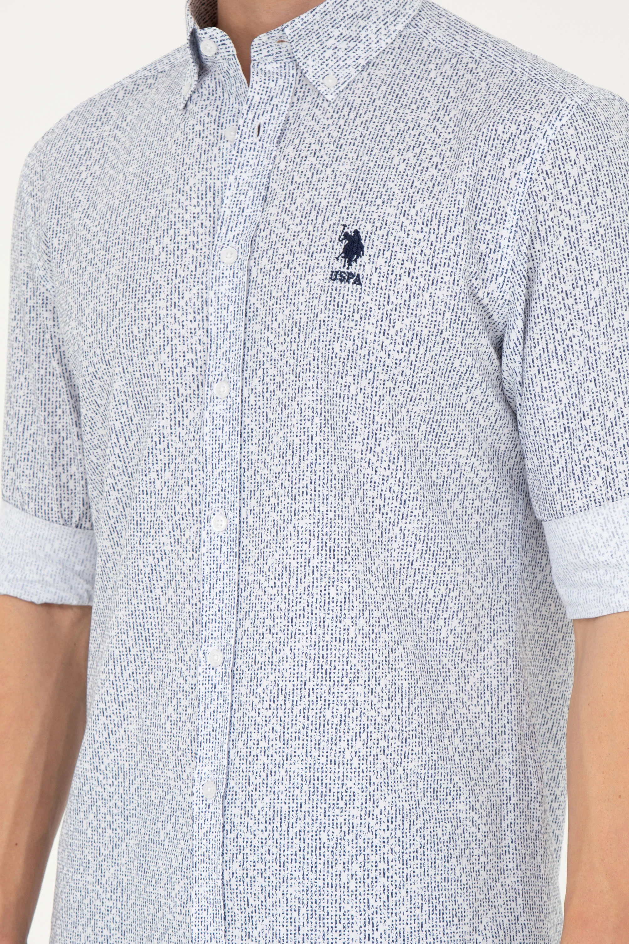 Mens Shirt Navy Blue - Image 3