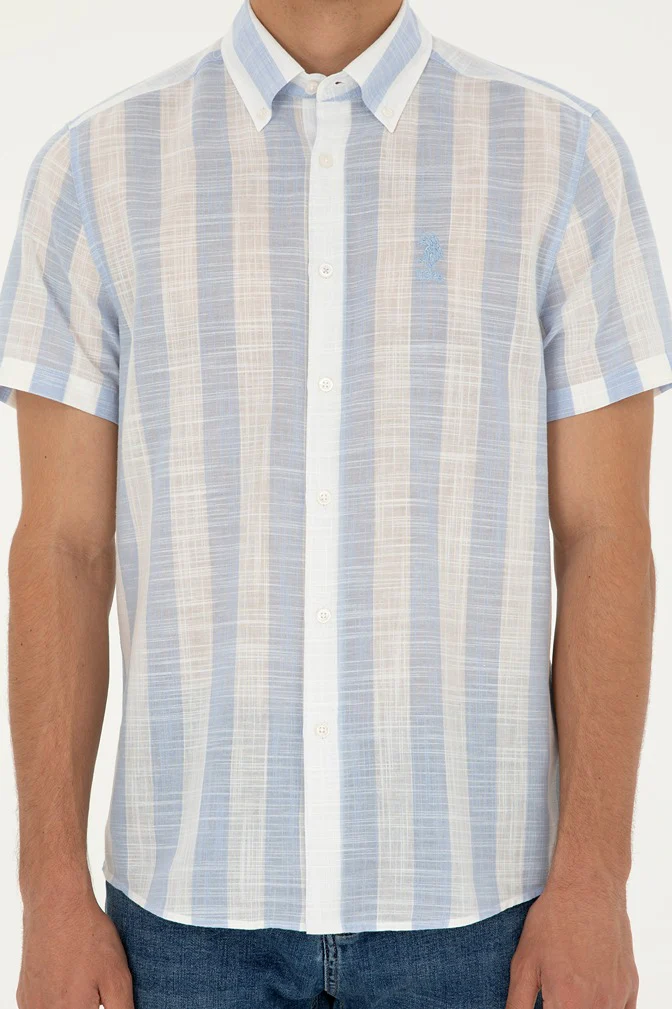 Mens Shirt Light Blue - Image 4