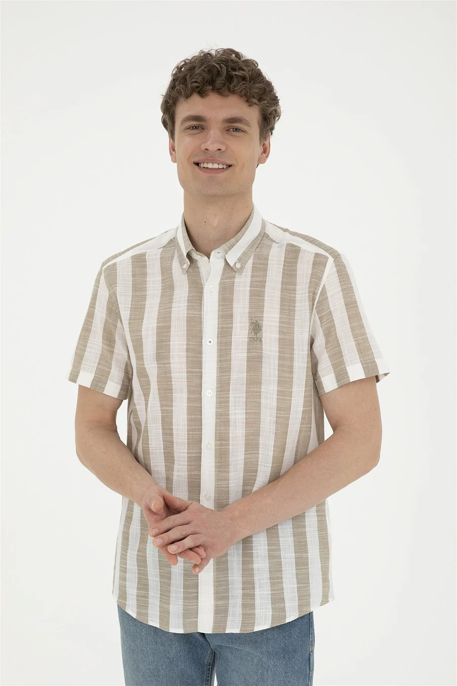 Mens Shirt Khaki
