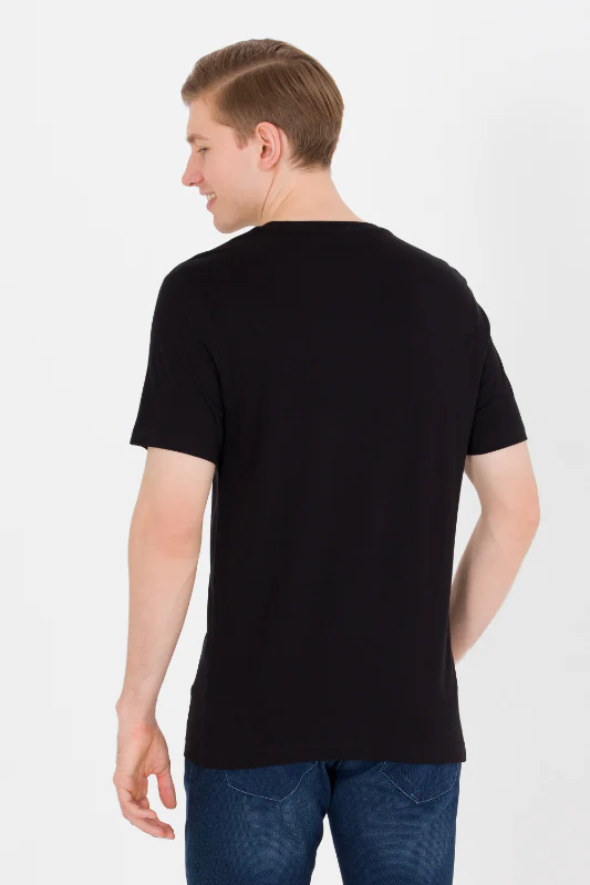 Mens T Shirt Black - Image 2