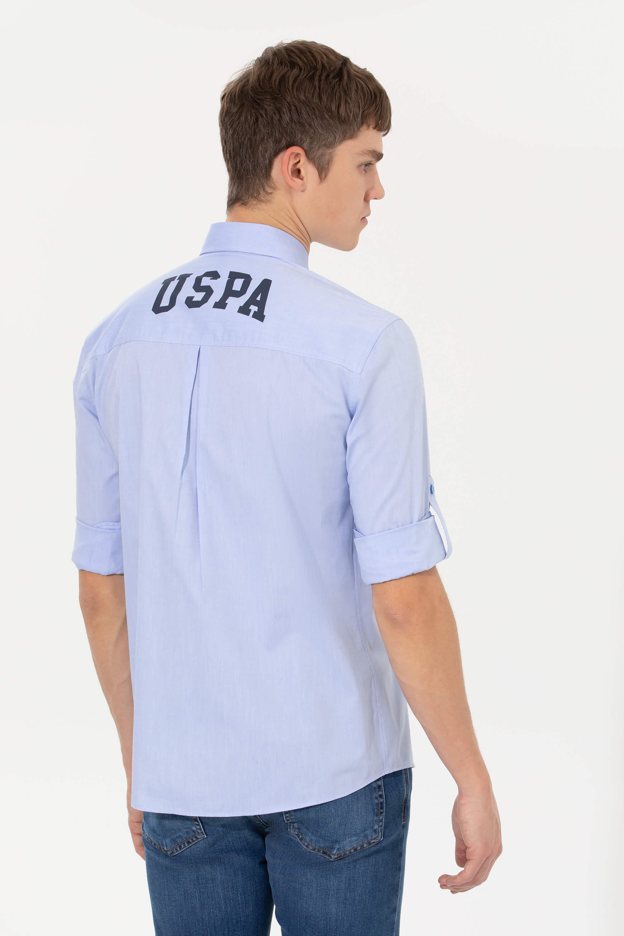 Mens Shirt Blue - Image 5