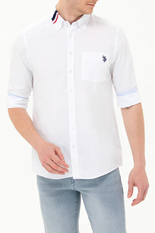 Mens Shirt White - Image 3