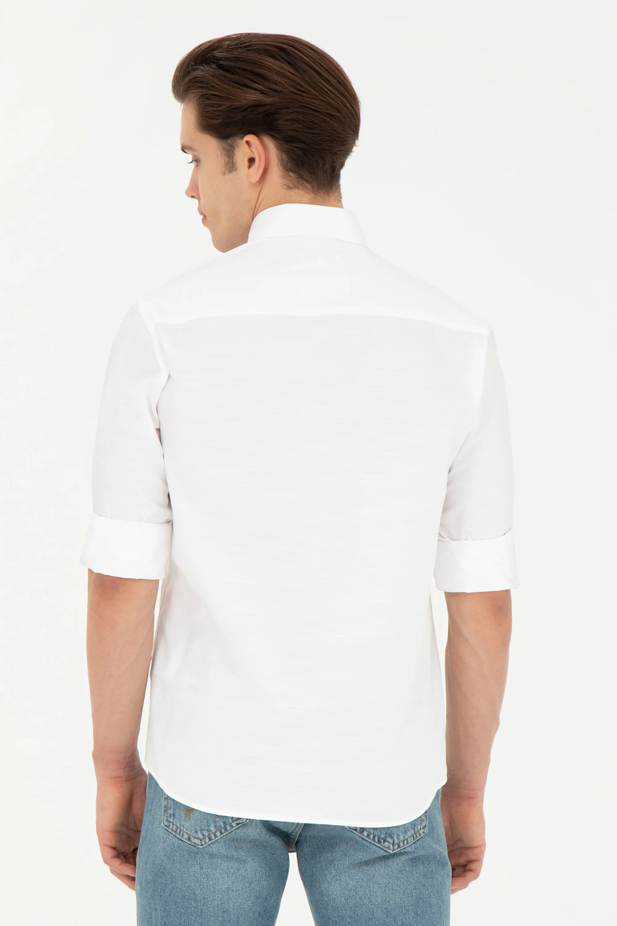 Mens Shirt White - Image 2