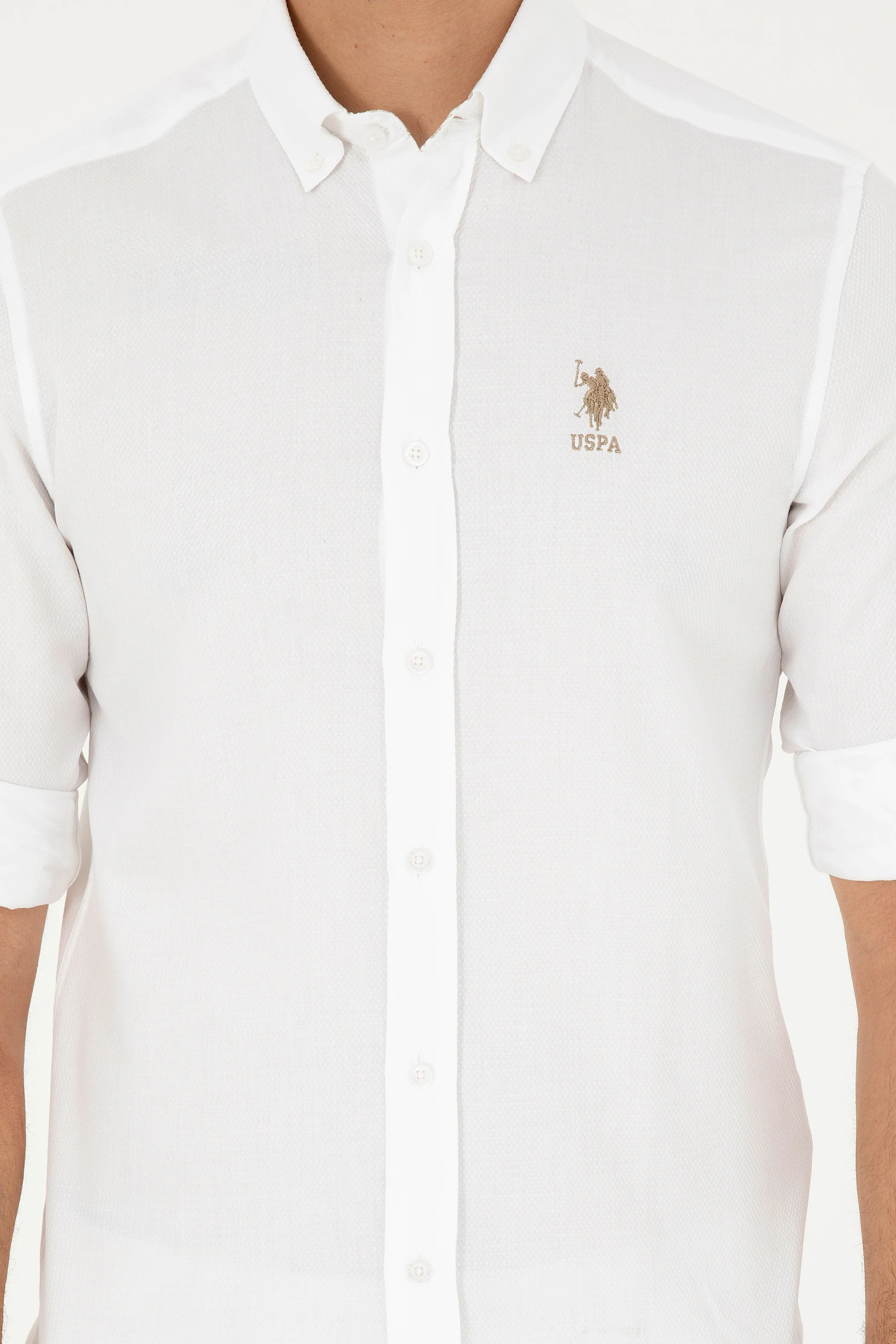 Mens Shirt Light Khaki - Image 3