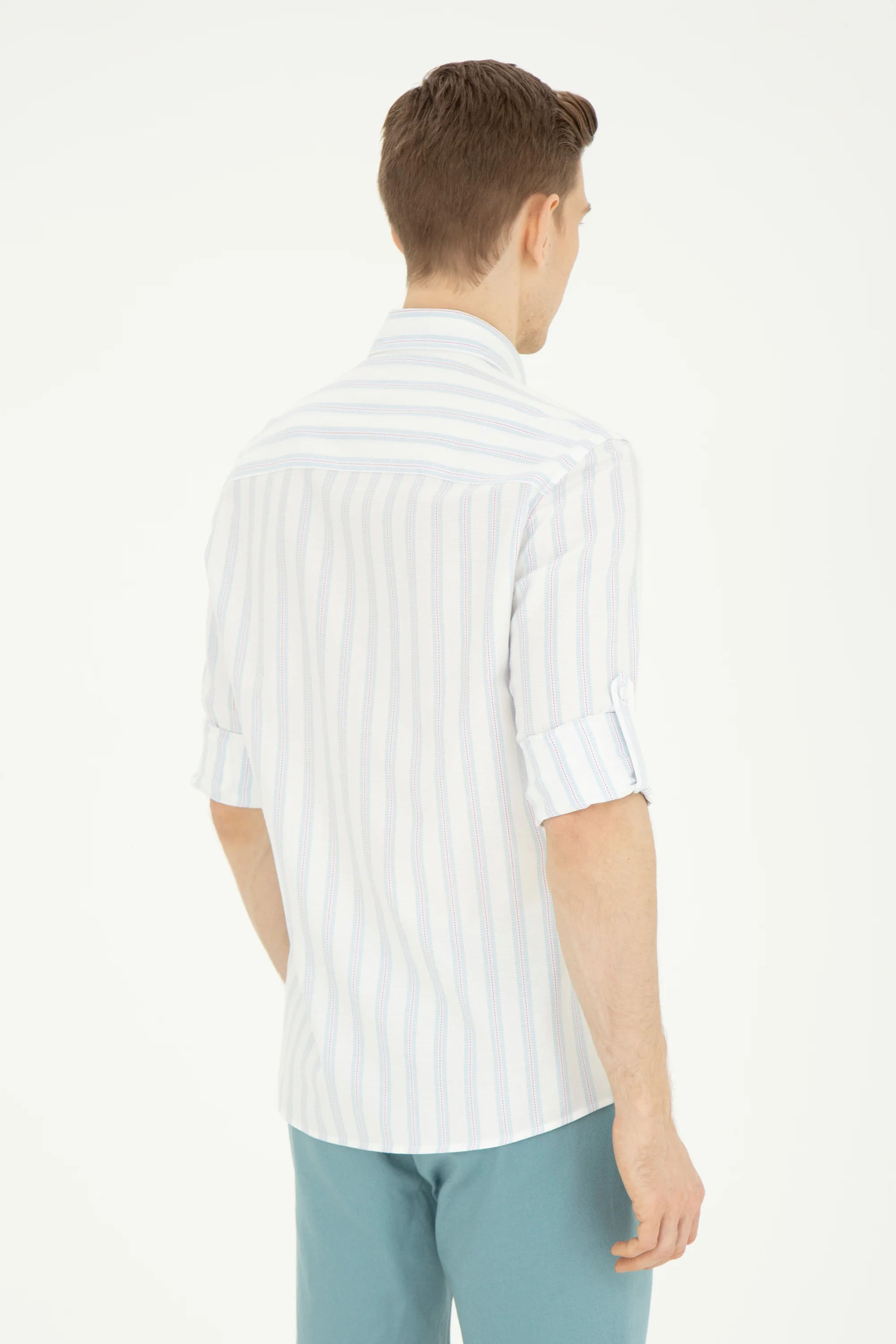 Mens Shirt Light Blue - Image 2