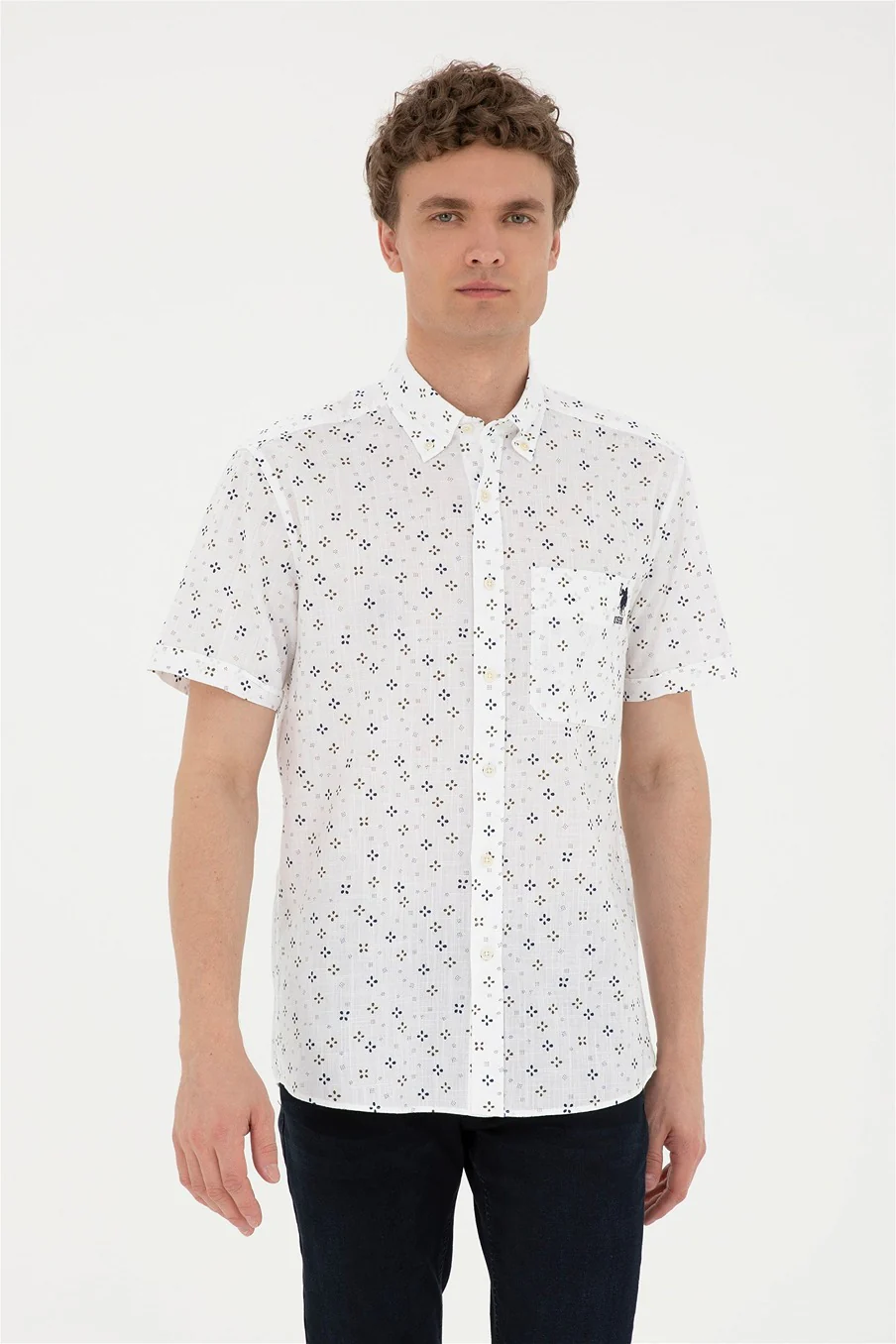 Mens Shirt Ecru