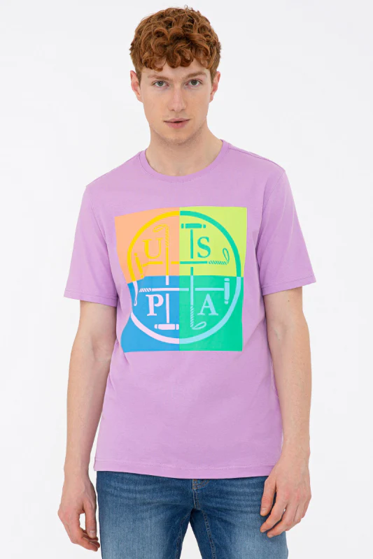 Mens T Shirt Lilac