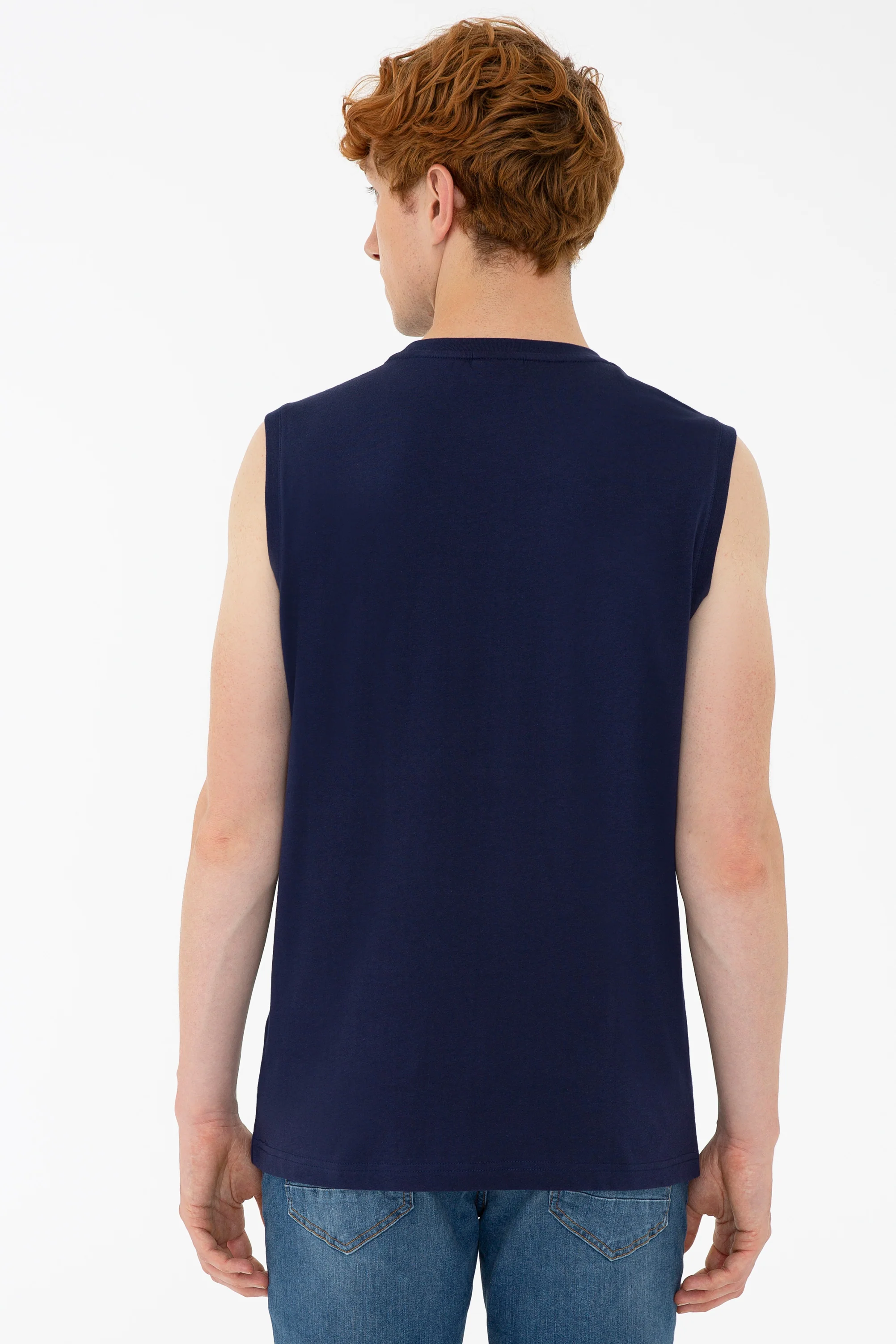 Mens T Shirt Navy Blue - Image 2