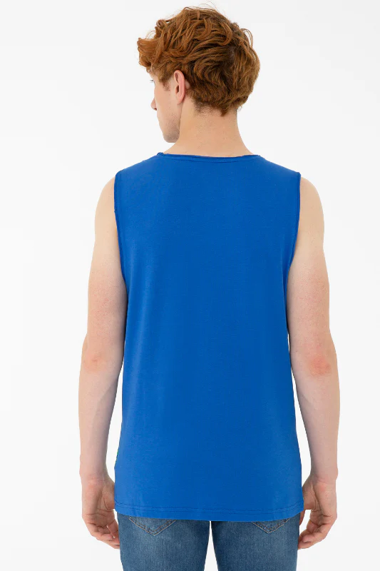 Mens T Shirt Sax - Image 2