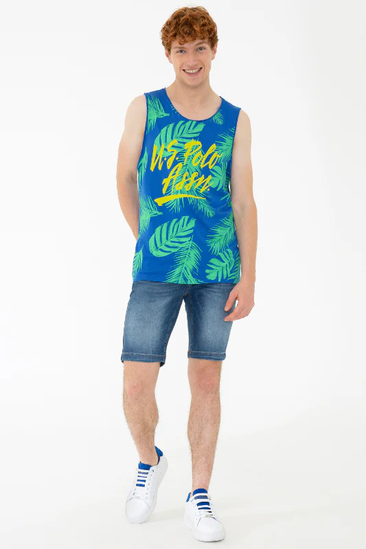 Mens T Shirt Sax - Image 4
