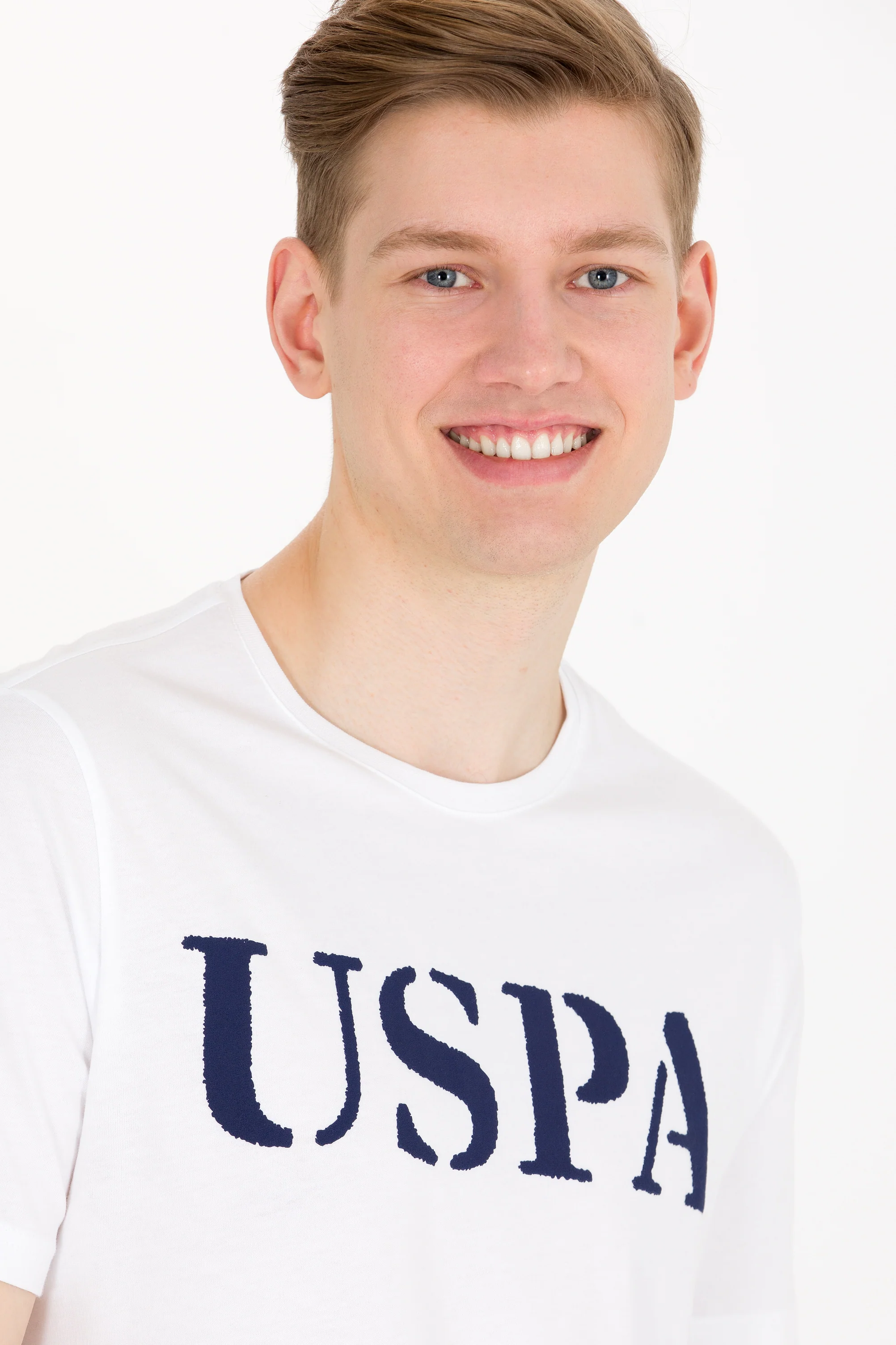 Mens Basic T Shirt White - Image 3