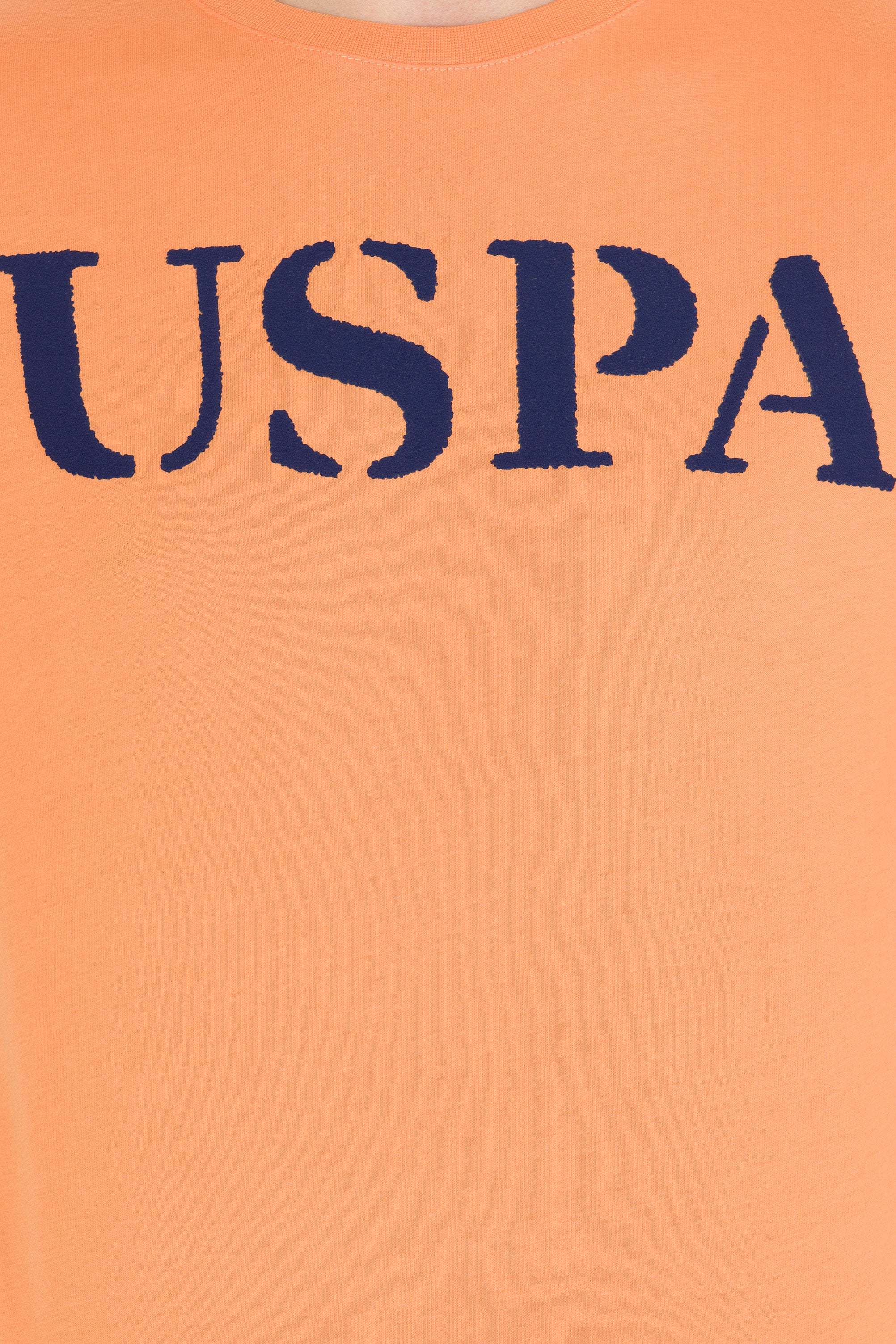 Mens Basic T Shirt Orange - Image 4