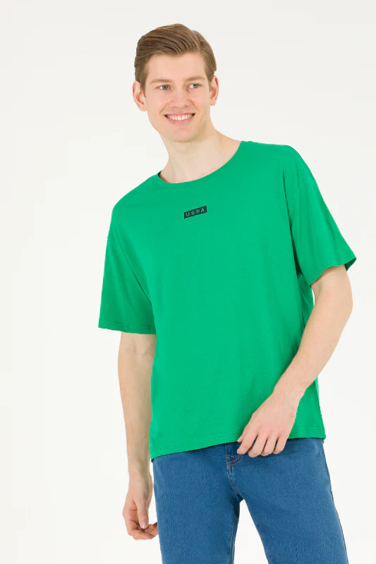 Mens T Shirt Apple Green