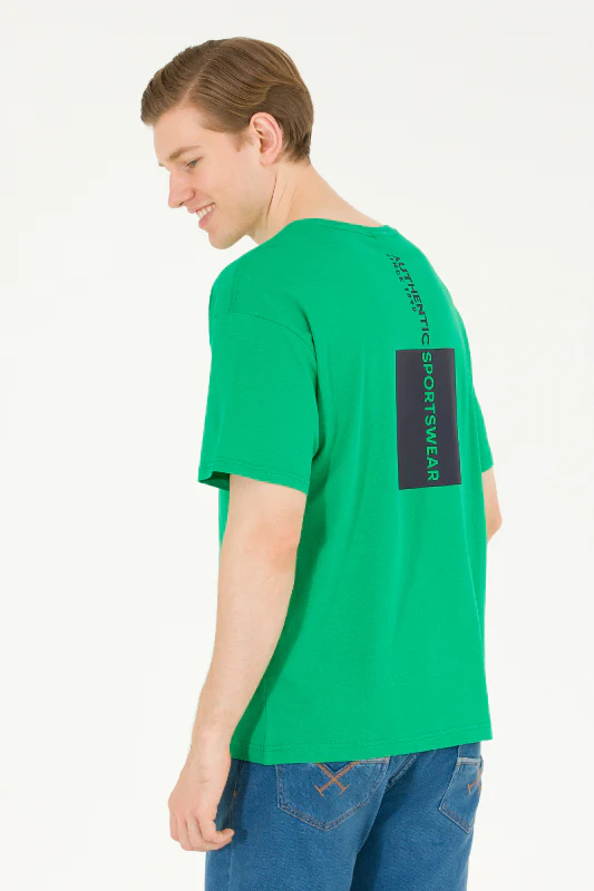 Mens T Shirt Apple Green - Image 2