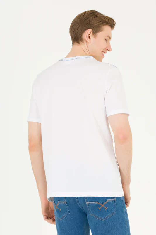 Mens T Shirt White - Image 2