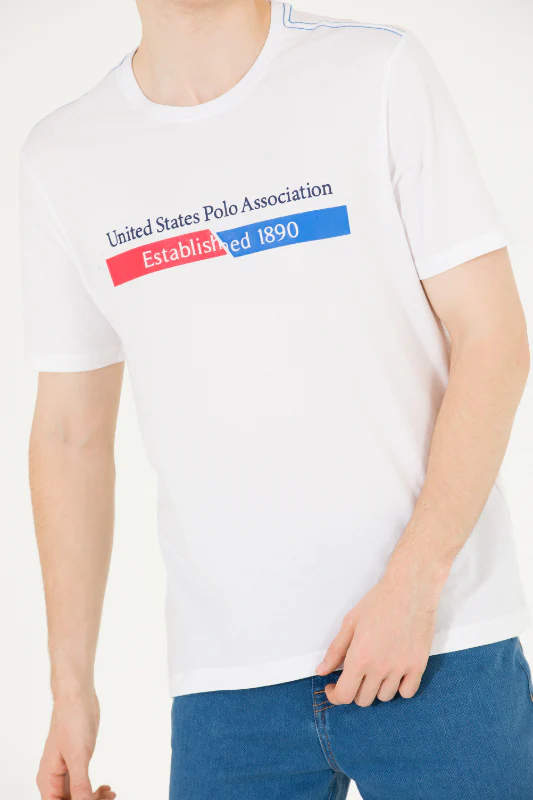 Mens T Shirt White - Image 3