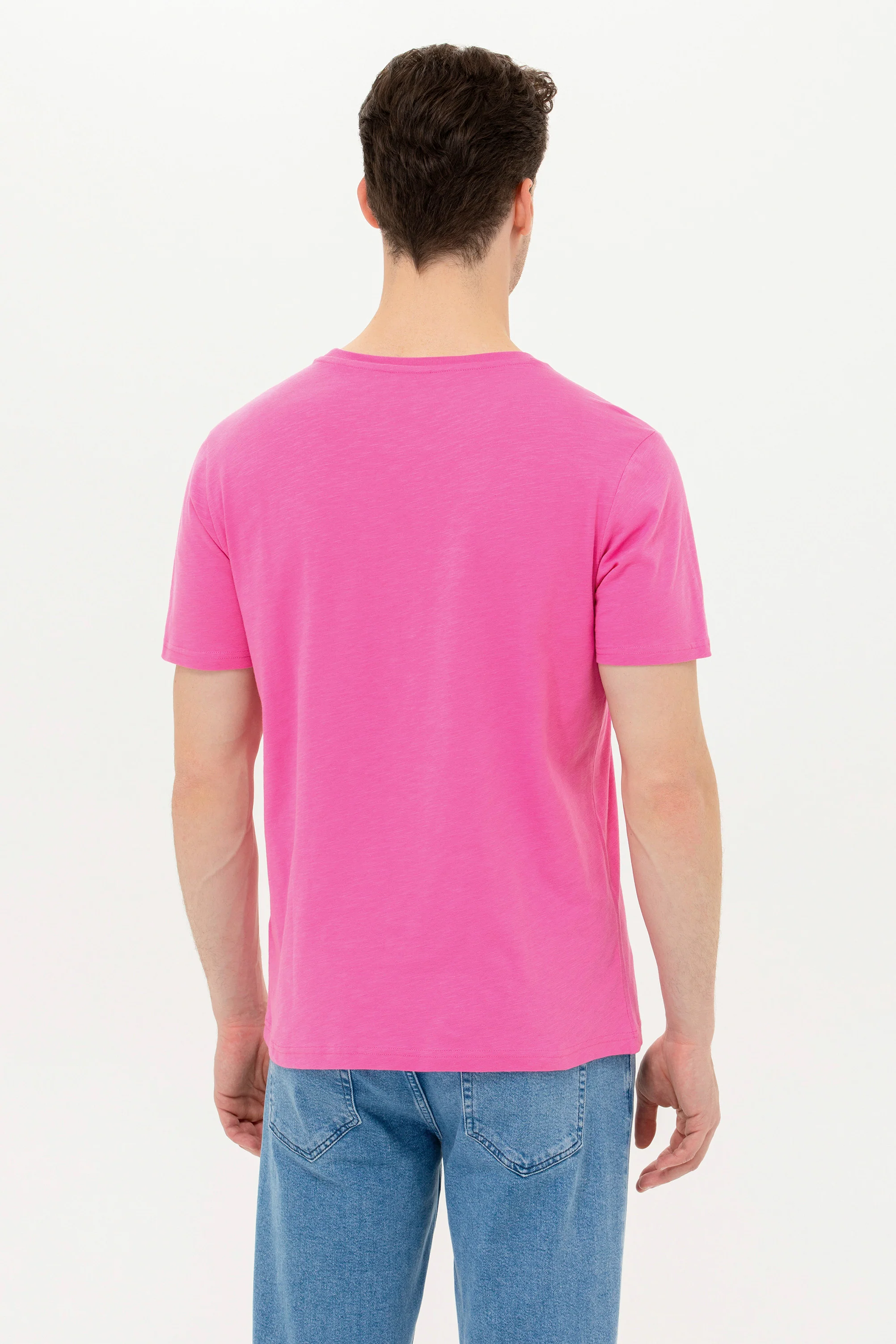 Mens T Shirt Pink - Image 5