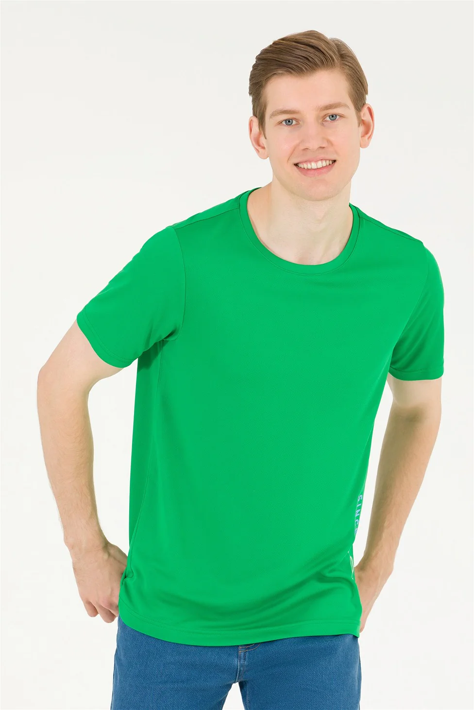 Mens T Shirt Apple Green