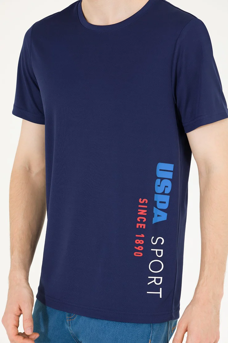 Mens T Shirt Navy Blue - Image 2