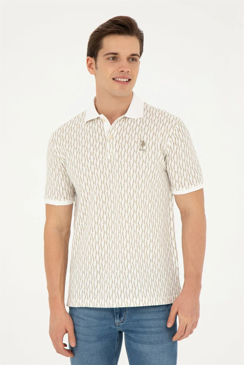 Mens Polo Shirt Light Khaki