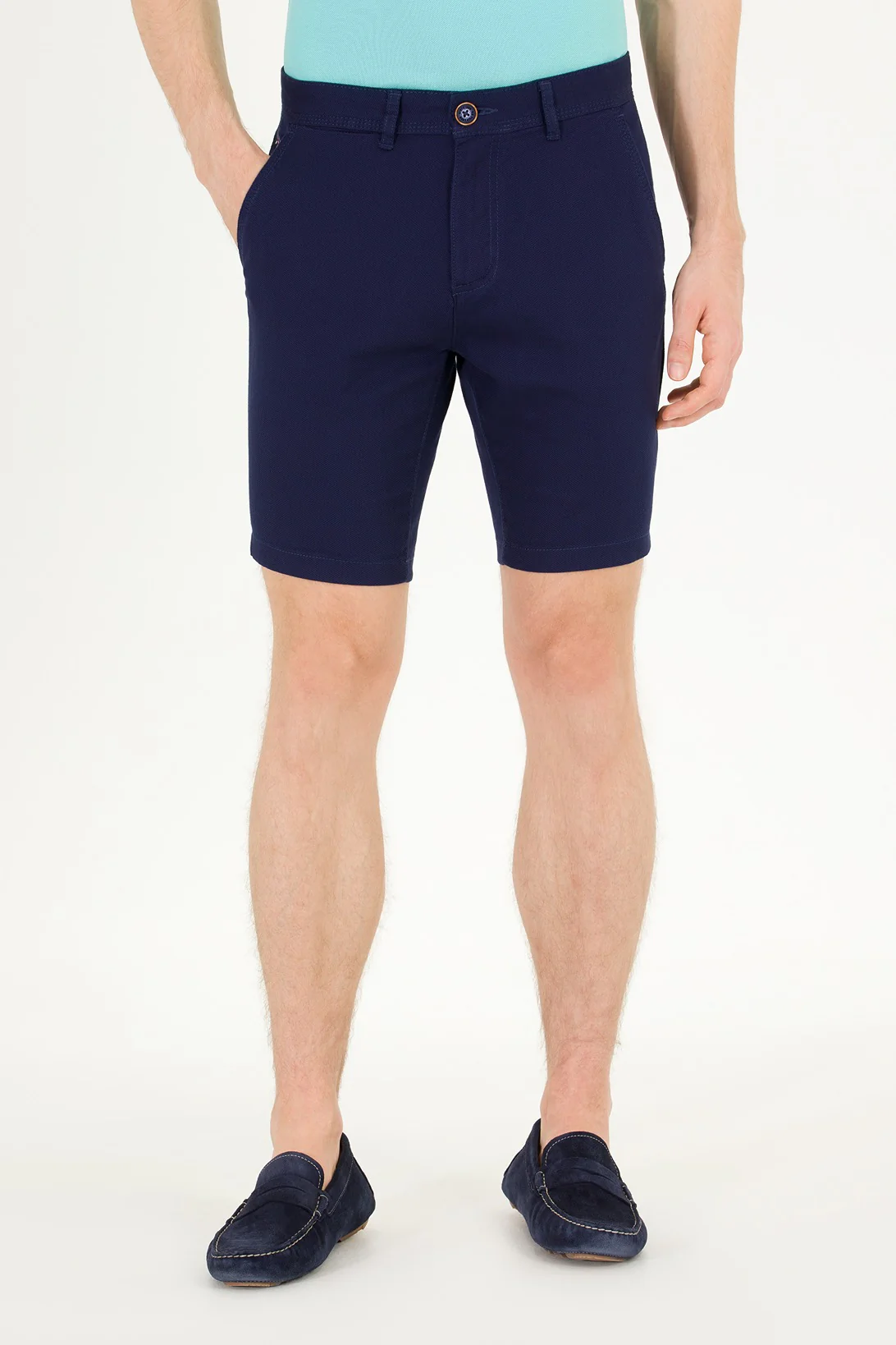 Mens Shorts Navy Blue - Image 3