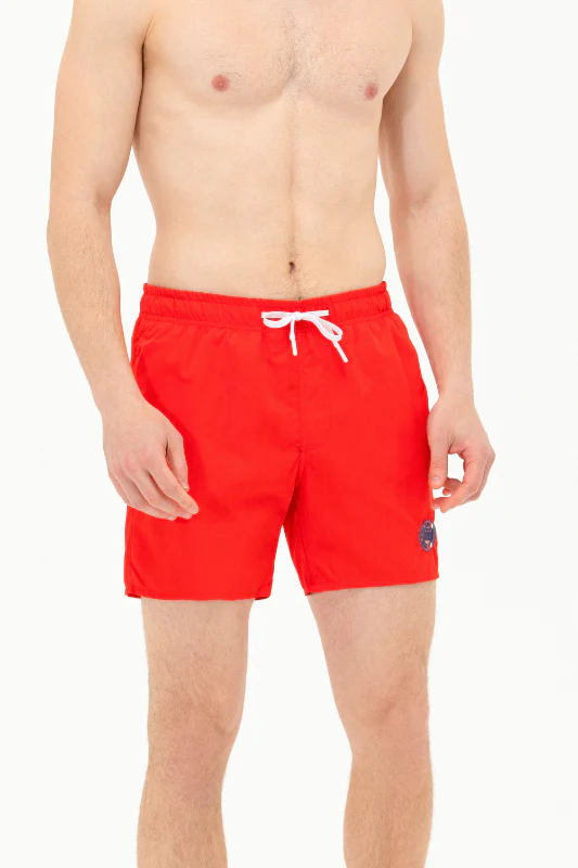 Mens Swimwear Red - Image 4