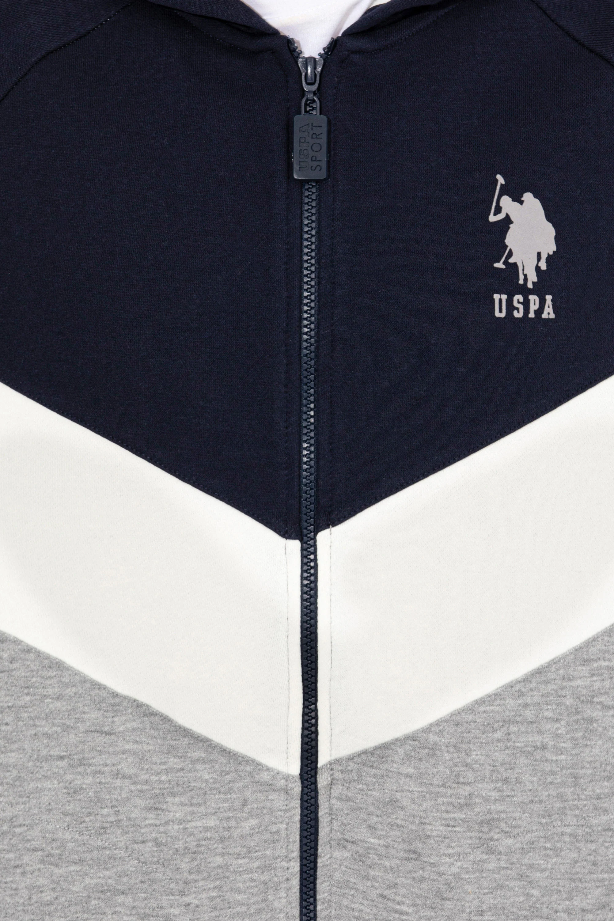 Mens Hoodie Grey Melange - Image 4