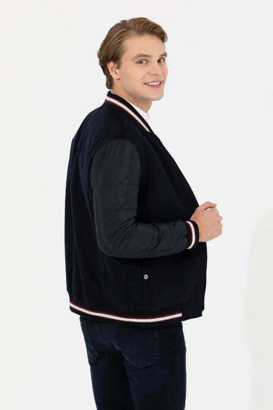 Mens Jacket Navy Blue - Image 2