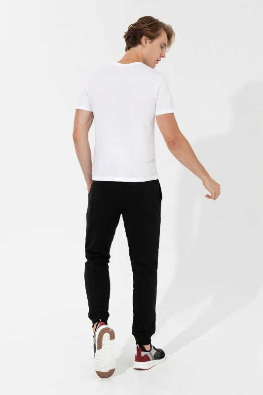Mens Sweatpants Black - Image 2
