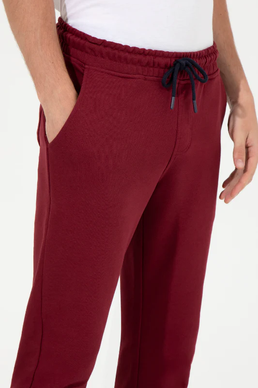 Mens Sweatpants Cherry - Image 3