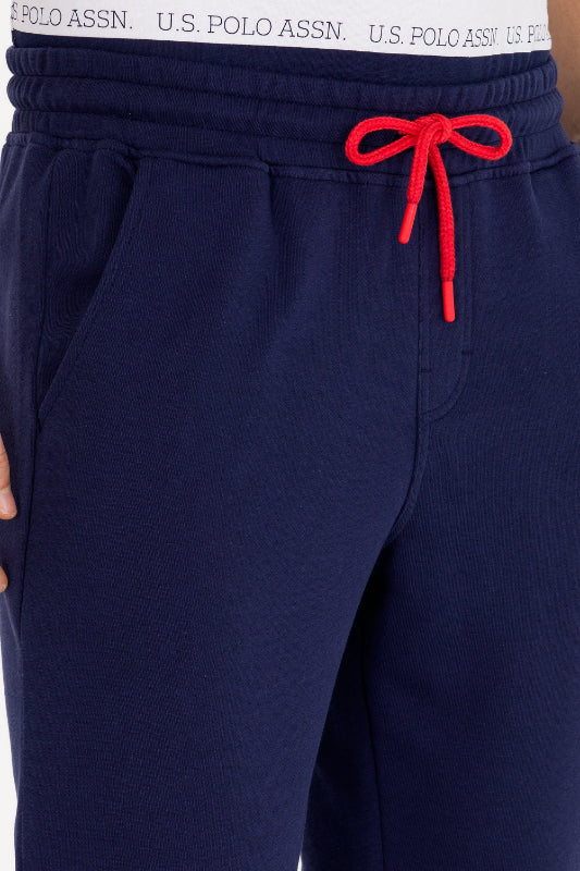 Mens Sweatpants Navy Blue - Image 4