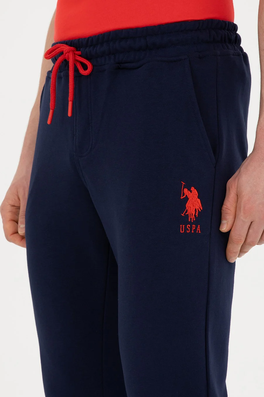 Mens Sweatpants Navy Blue - Image 2