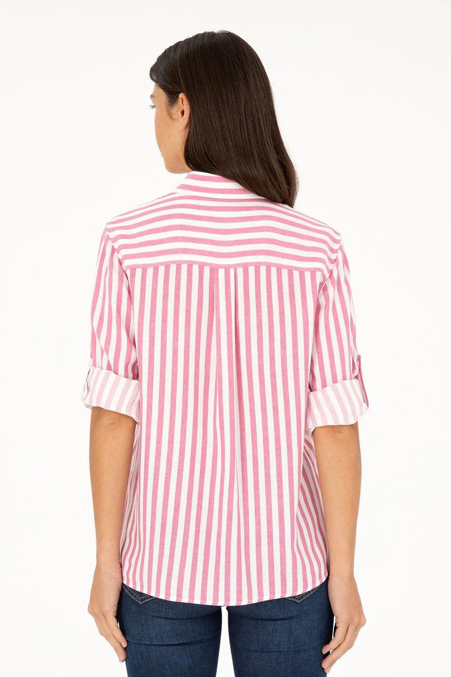 Womens Ladies Shirt Violet - Image 2