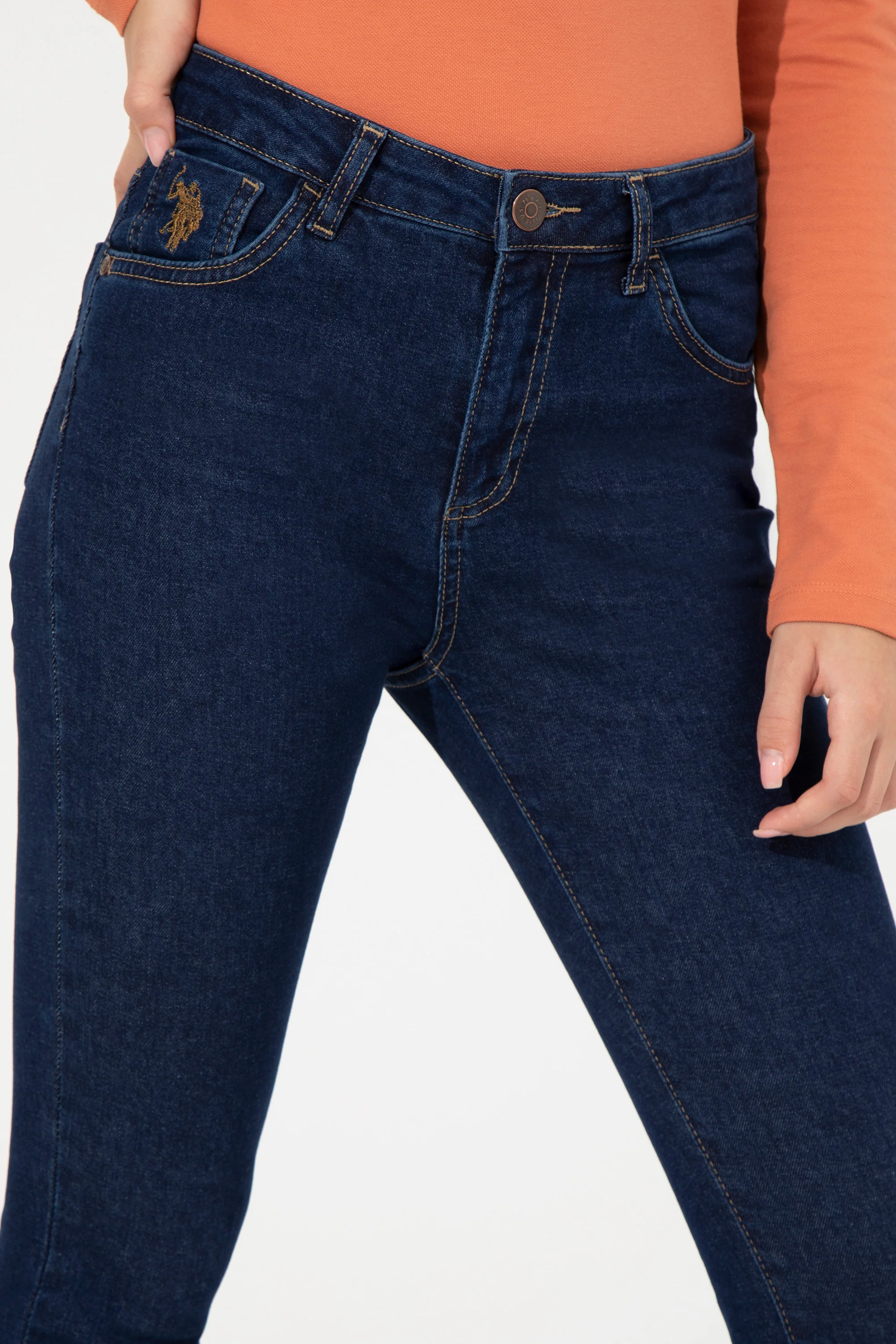 Womens Jeans Blue - Image 3