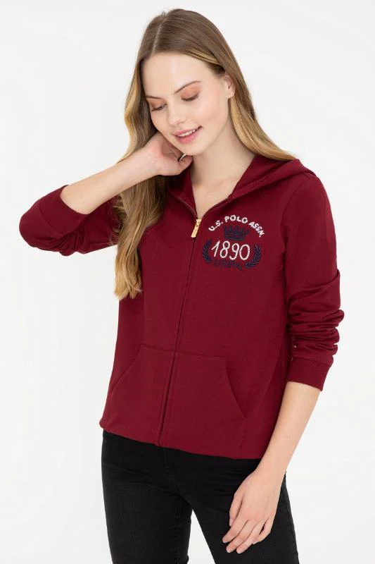Womens Hoodie Bordeaux