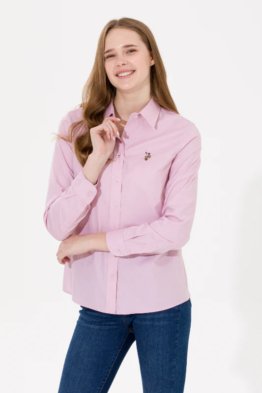 Womens Basic Shirt Light Pink