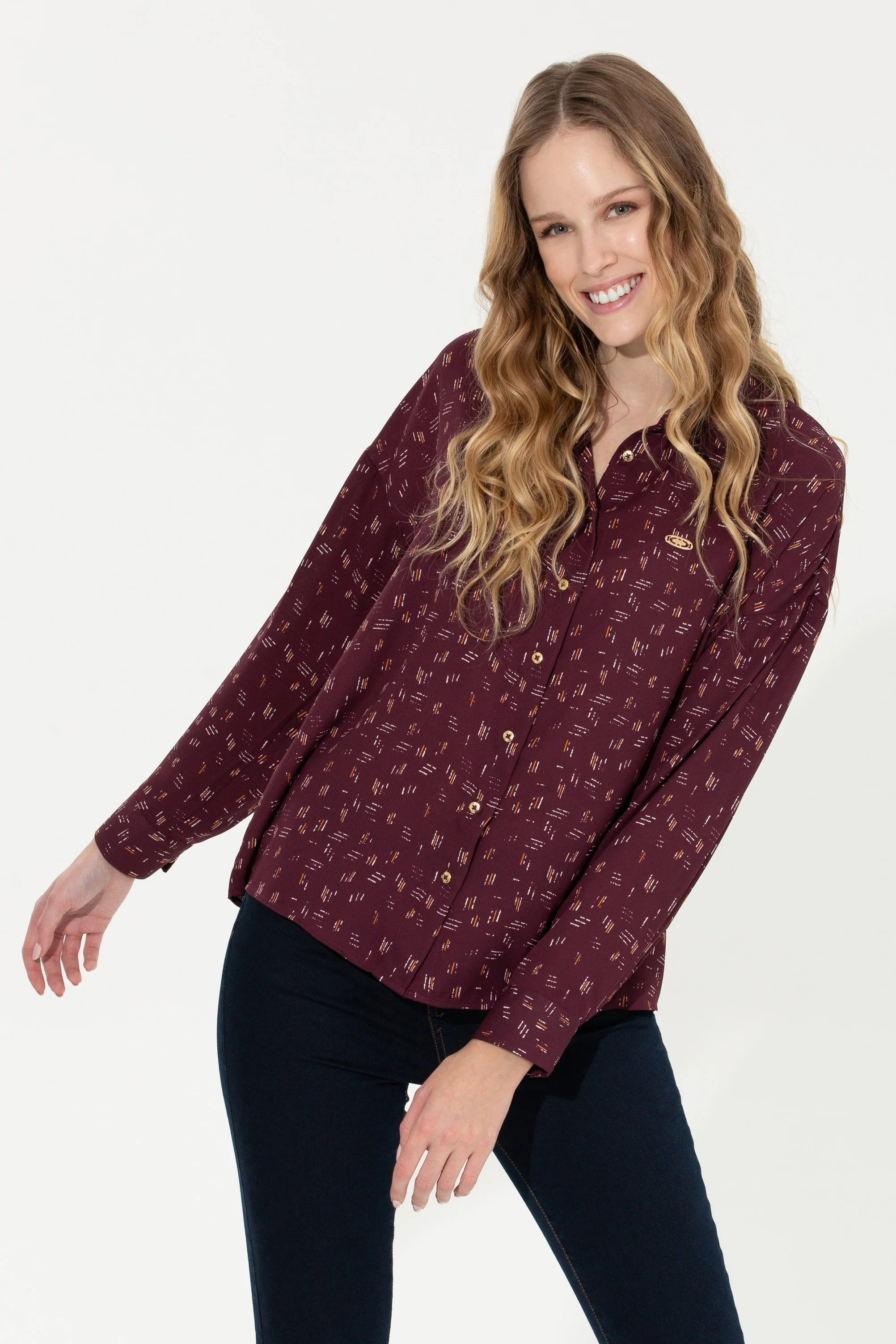 Womens Ladies Shirt Cherry - Image 4