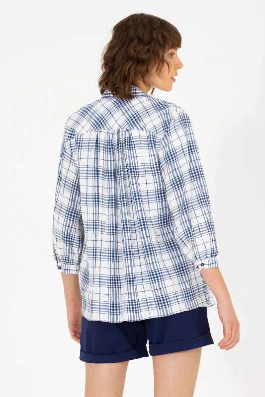 Womens Shirt Navy Blue - Image 2