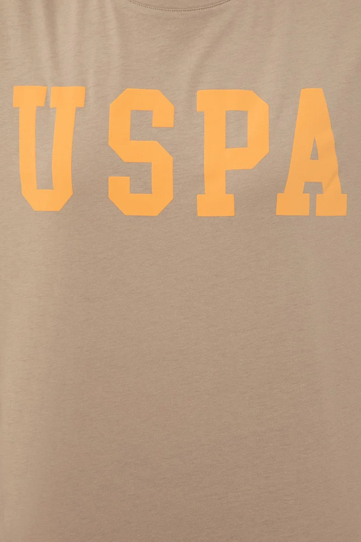 Womens Ladies T-Shirt Khaki - Image 3