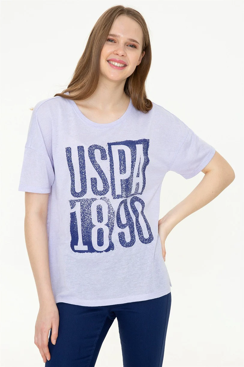 Womens Ladies T-Shirt Lilac