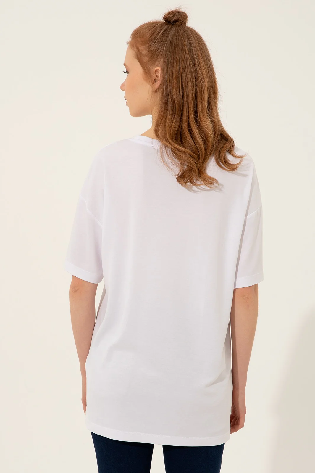 Womens Ladies T-Shirt White - Image 2