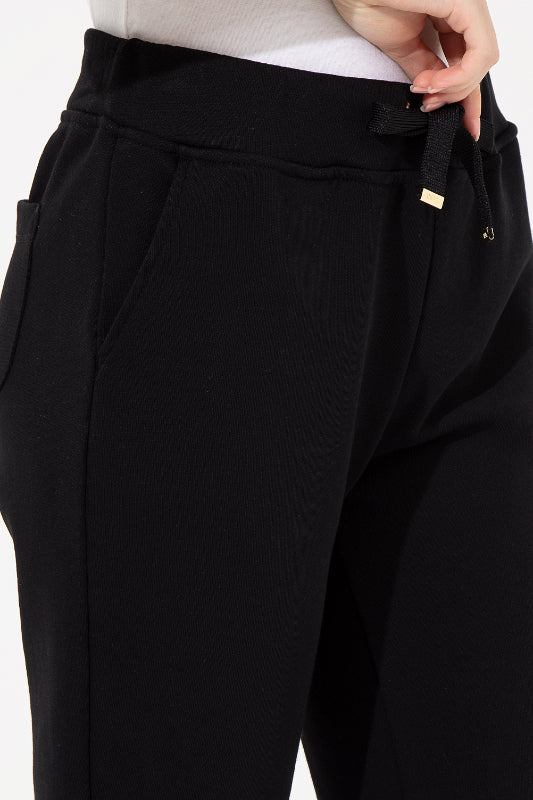 Womens Sweatpants Black - Image 3